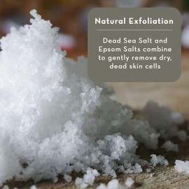 Tea Tree Oil Foot Scrub, 12 Ounces - Cleanses, Exfoliates, and Fights Smelly Feet - Perfect for Athletes - by Pure Body Naturals