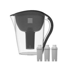 Drinkpod Premium Alkaline Water Ultra Activated Pitcher Carbon Filter Pitcher- 3.5 Raise