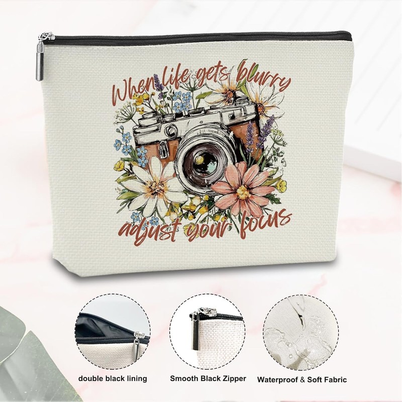 Cosmetic Bag Organizer Travel, Compact Lightweight Accessory for Travel and