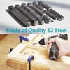 Square Head Screwdriver Bits 6 Sizes SQ1, SQ2, SQ2.7, SQ3,