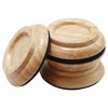 4pcs Hardwood Upright Piano Caster Cups Set of Oak Furniture