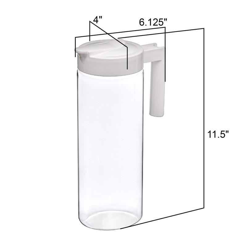 Amazing Abby - Skinny - Tritan Pitcher (64 oz), Unbreakable