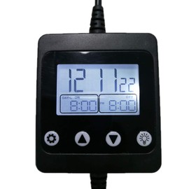 DIIOOMIEEU Aquarium Light Timer Fish for Light Controller and Dimmer 24 Hour Program for 5V-30V Sunset Simulation