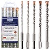 Set Of 5-5/6/8/10/12mm x 160mm Long SDS Plus High Performance