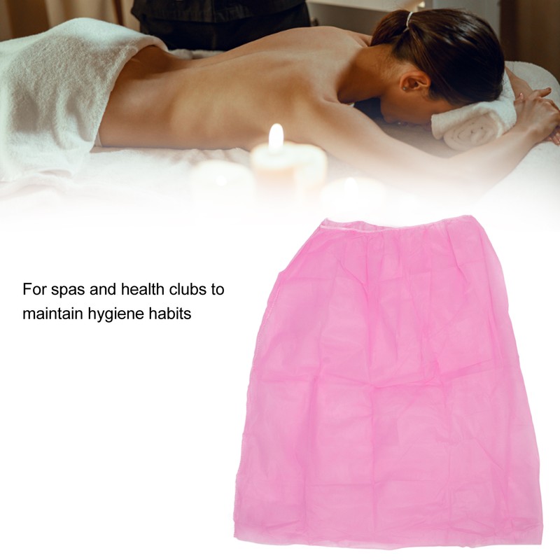 10pcs Disposable Bath Wrap Disposable Sauna Wrap With Adjustable Closure
