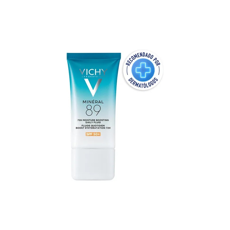 Crema Solar Hidratante para Rostro48h Vichy Minéral 89 FPS50+ 50ml