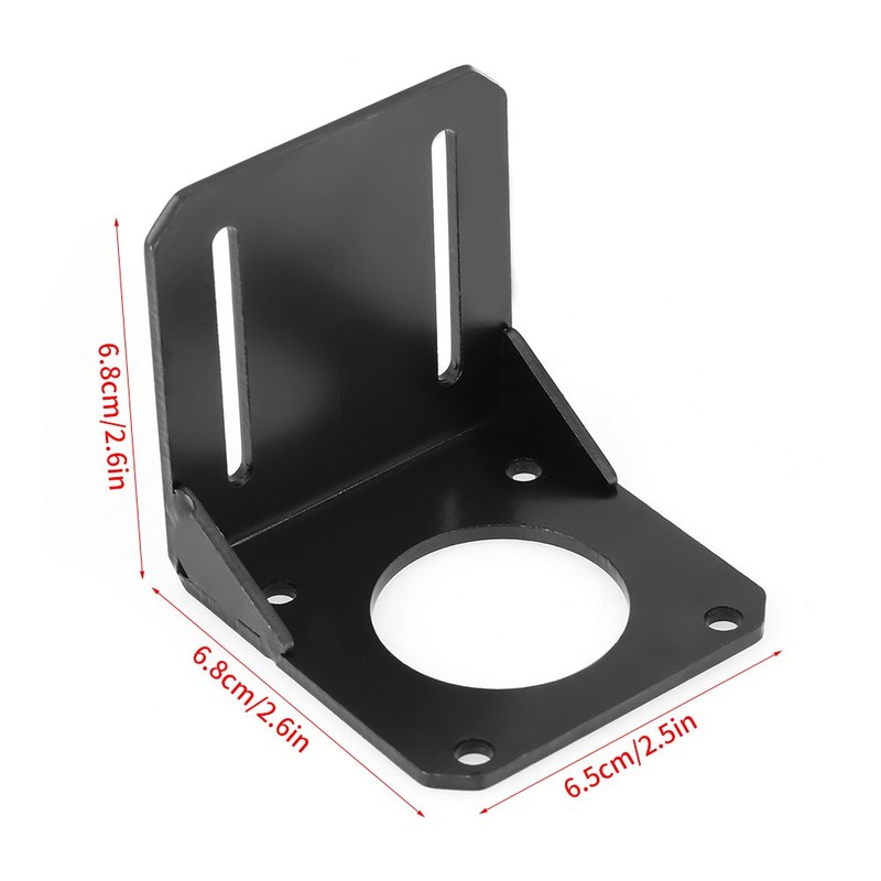 Stepper Motor Assembly Nema 23 Bracket L-Shape Fixed Stainless Steel