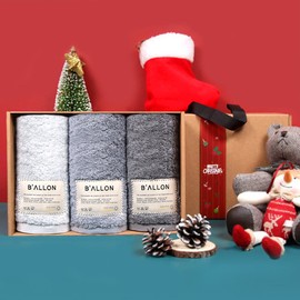 Songwol Towel Merry Christmas Balon Towel Hotel Towel Face Towel 210g Coma 40 count 3p gift set, brick / 송월타올 메리크리스마스 발론 타월 호텔수건 페이스 타올 210g 코마 40수 3p 선물세트, 브릭
