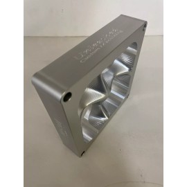 ucm 1.5 Inch Tapered Blend 4500/Dominator Carburetor Spacer Bore 2.125 Raw Aluminum