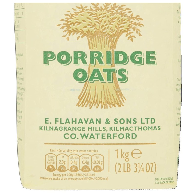 Flahavans Organic Porridge Oats 1kg