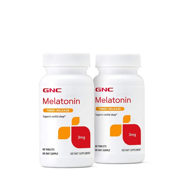 GNC Melatonin 3 mg - Twin Pack