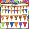 FuWeave 5 Pcs Turtle Party Banners Pizza Birthday Party Decorations