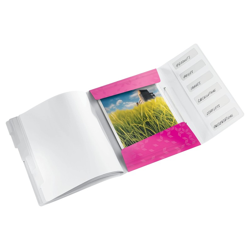 Leitz A4 Divider Book, Holds Up to 200 Sheets, Integrated