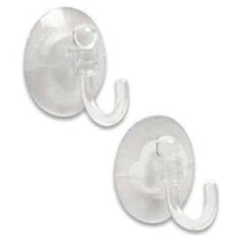 W4 Suction Hook - Pack of Two - Clear