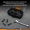 MACHOMAN 1MC031 31 Piece Portable Bit Case Equipped with 30