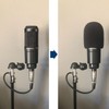Microphone Covers Foam 1-Pack, High Density Foam Mic Windshield Pop