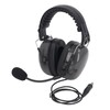 Overhead Walkie Talkie Headphones, Foldable Noise Cancelling Headset with Push