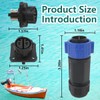 Trolling Motor Plug Receptacle Set - 12V/24V/ 36V/48V Plug for