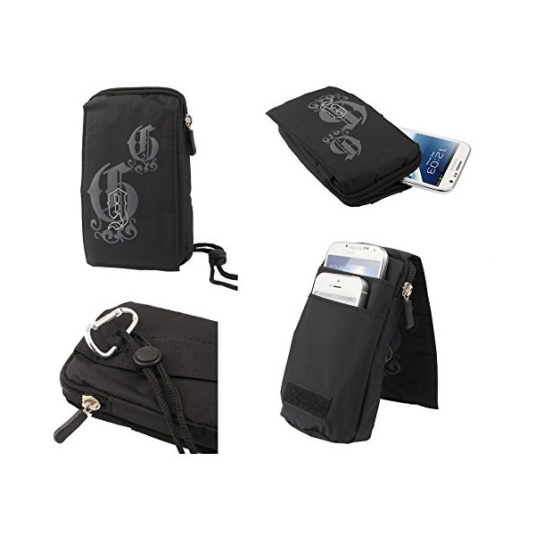 DFVmobile - Case with Compartments, Zip, Belt Loop and Carabiner