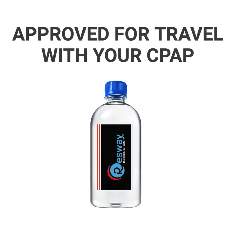 Resway Distilled Water | 12 oz 24 Pack H2O Travel