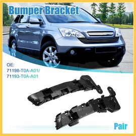 REPAIROCK 1 Pair Left Right Side Car Front Bumper Mounting Support Bracket NO.71198-T0A-A01/71193-T0A-A01 for Honda CRV 2012-2016 Auto Replacement Parts