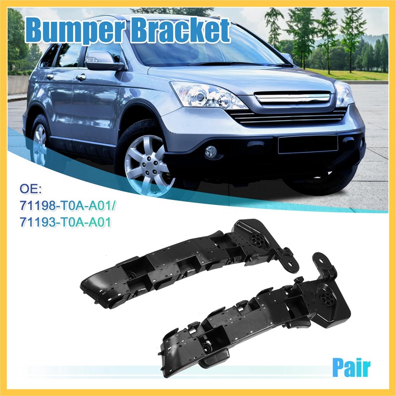 REPAIROCK 1 Pair Left Right Side Car Front Bumper Mounting