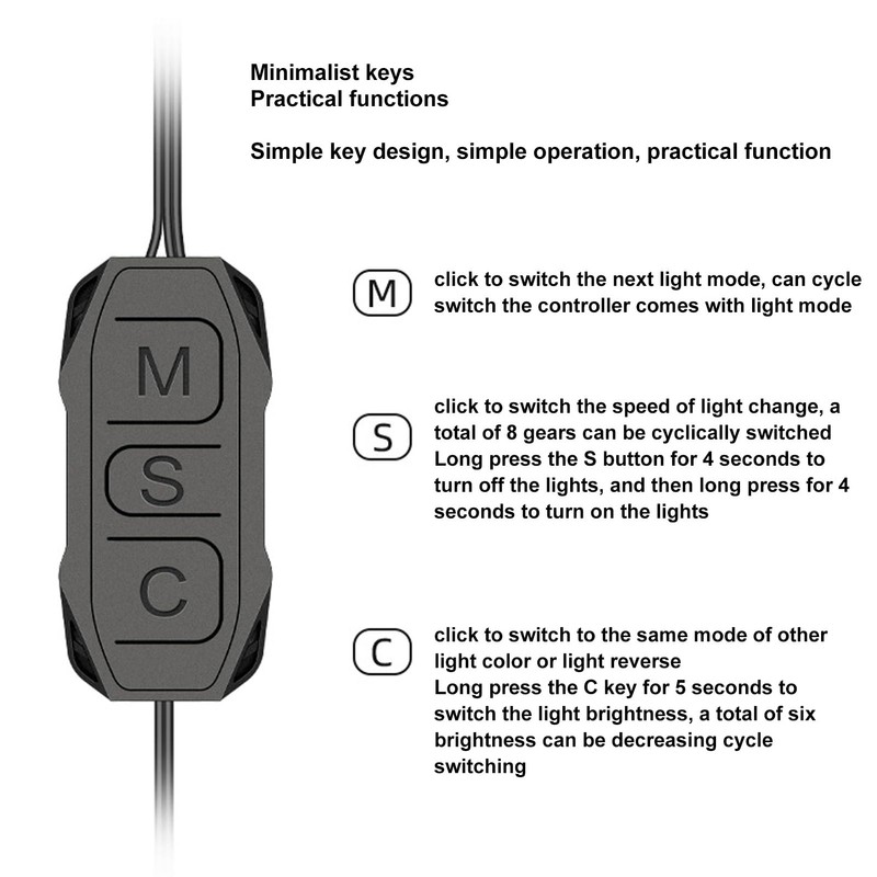 5V 3PIN ARGB Controller, Mini RGB Fan Controller 3‑Pin RGB