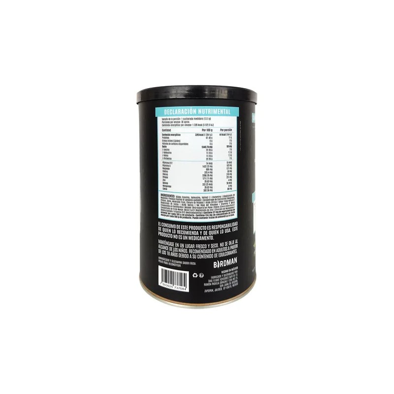 Birdman Bcaa, Glutamina, Electrolitos De Fresa 30porciones