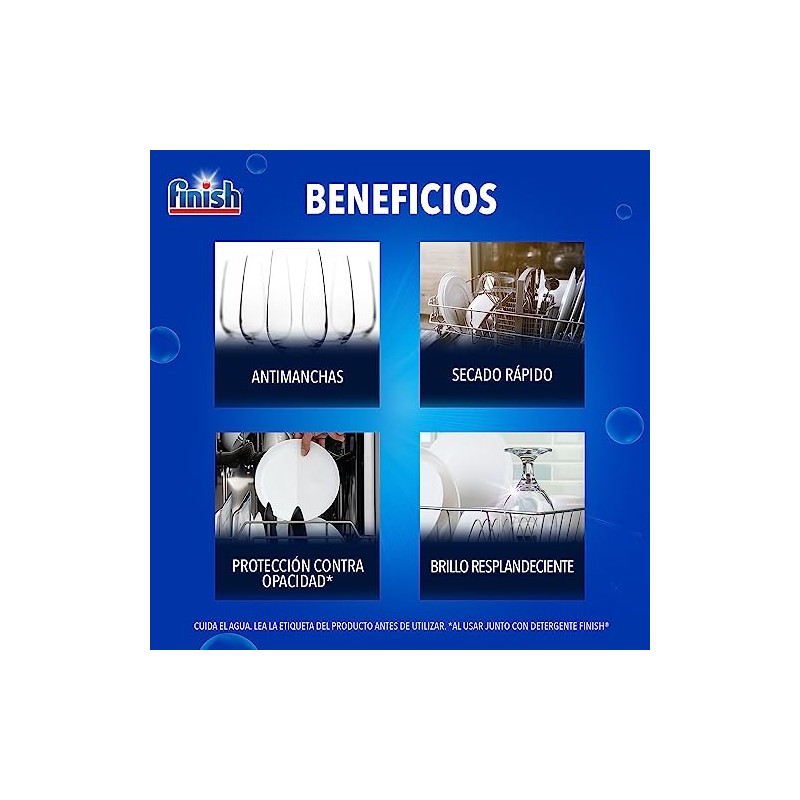 Finish® Liquido Abrillantador, Rinse Aid, Paquete de 2, 400ml c/u