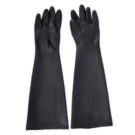 UREGISH Rubber Gloves, Long Gloves, Safety, Thick, For Work, Plating, Sandblasting, Chemical Use, Cleaning, Agriculture, Forestry and Fisheries, Civil Engineering (21.7 inches (55 cm)