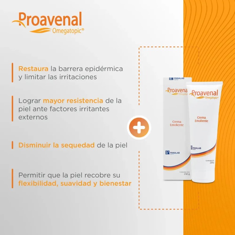 Panalab Proavenal Omegatopic Crema Emoliente 250g Piel Seca