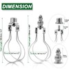 Lamp Shade Light Bulb Clip Adapter,Lamp Shade Holder with Cap