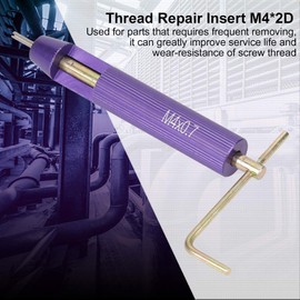 50pcs Thread Repair Kit Stainless Steel Helicoil Set M4 x 2D