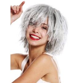 Wig Me Up MMSLW-K3070 Unisex Carnival Clown Wig / Shaggy, Straw-like and Voluminous / Yellow