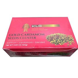 Gold Cardamom Seeds Cluster (12 Pack) 10 Gram Tin