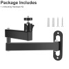 EeeKitOnline Foldable Projector Wall Ceiling Mount Bracket 360° Rotating 1/4"