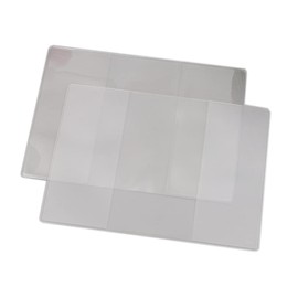 MAHAVIMOKSA Plastic Passport Holder Protector with Card Covers (Clear & Translucent - 12 Packs)