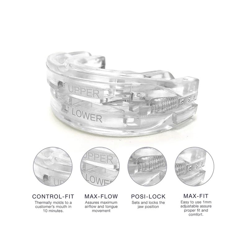 Guarda dental para dormir para evitar los ronquidos. Talla única