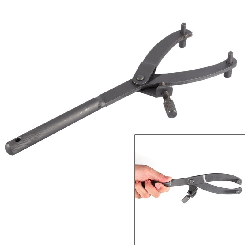 Flywheel clutch wrench, adjustable flywheel clutch hub rotor sprockets wrench