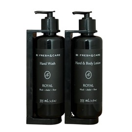 FRESH & CARE COLLECTION | Kit de Amenidades Hoteleras – Velvet Rose & Amber – Set de Jabón y Crema para Hoteles, Airbnb y Spa. 355ml