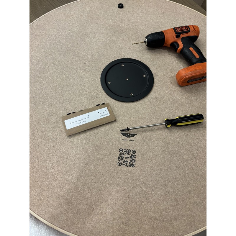 Elite Crokinole Wall Mount Hardware