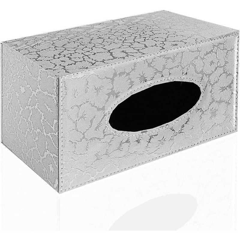 LLRY PU Leather Household Office Rectangular Tissue box Paper Holder