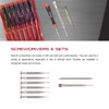 Starrett Jewelers Screwdriver with Knurled Grip and Nickel-plated Steel Bodies