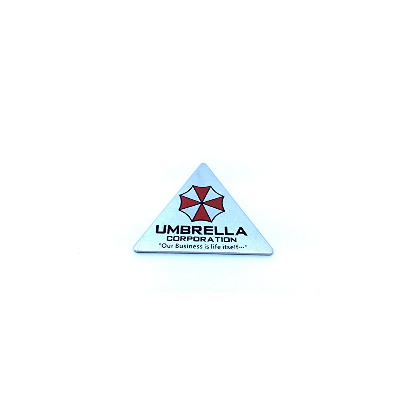 Umbrella Corporation Triangle Metal Car Sticker Badge Decal