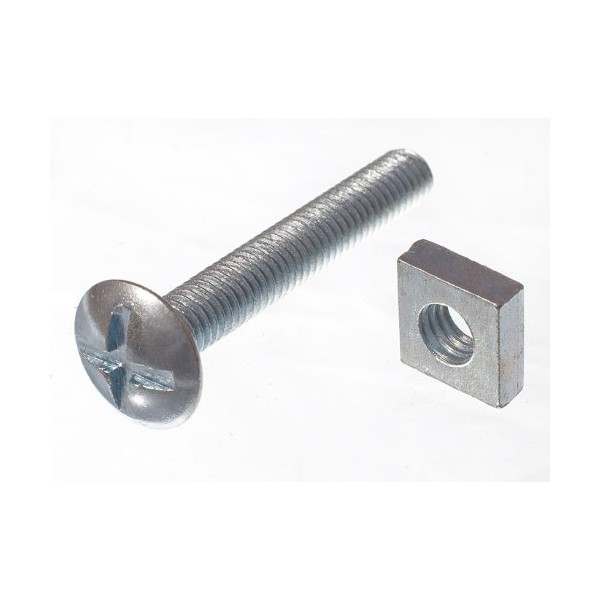 Lot Of 50 Roofing Bolt Cross Head 6Mm M6 X