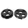 1 Pair 1/4 Inch NAB Hub Optical Shaft Adapter Aluminum