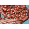 Hand Knotted Red Jasper Mala Necklace - Embrace Strength and