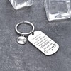 Blerameng New Dad Keychain Baby for New Dad Father's Day