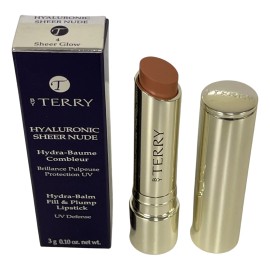 By Terry HYALURONIC SHEER ROUGE Fill & Plump Lipstick in 4. Sheer Glow  0.10 Oz