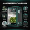 MARS HYDRO 2.6x2.6 Advanced Grow Tent, 32"x32"x63" High Reflective Mylar